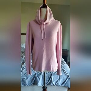 Ralph Lauren Pink Cotton Cowl Neck Sweater Size M